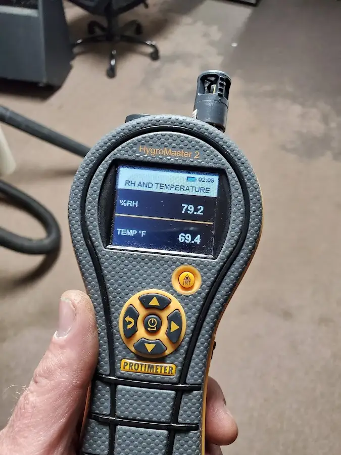 Moisture meter humidity assessment for Mold Remediation & Removal in Blaine
